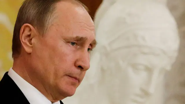 El presidente de Rusia, Vladimir Putin, este lunes.