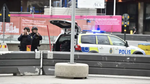 Al menos tres muertos por el atropello de un camión en el centro de Estocolmo
