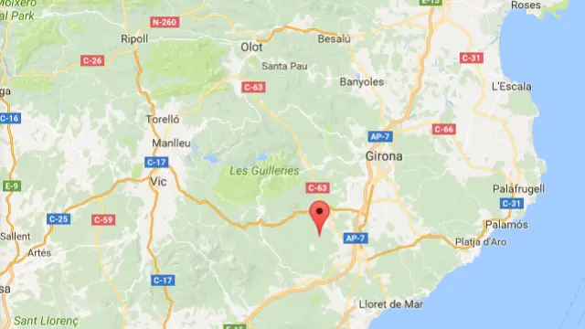 Terremoto de 3,8 grados registrado en la provincia de Gerona.