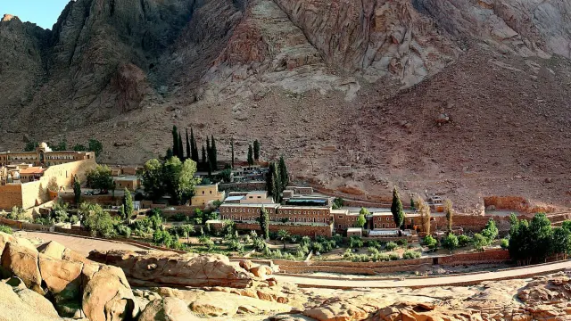 Vista panorámica del monasterio de Santa Catalina.
