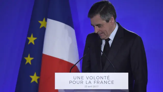 El candidato conservador a la Presidencia de Francia, François Fillon.