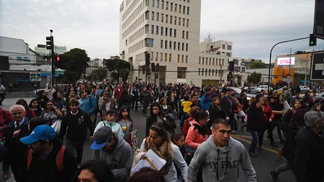 Evacuación de la costa chilena.