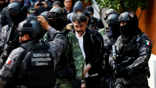 Dámaso López Núñez, el sucesor de 'el Chapo', es detenido este martes en Ciudad de México.