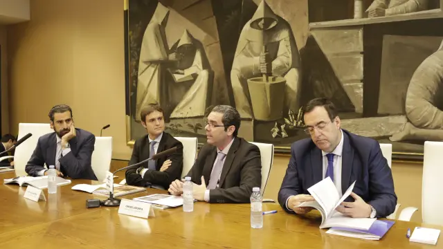 Presentación de la revista 'Economía Aragonesa' de Ibercaja.