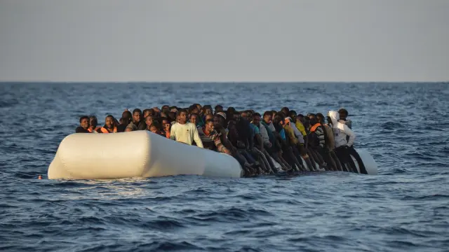 El Mar Mediterráneo.se ha llevado la vida de más de 2.200 migrantres