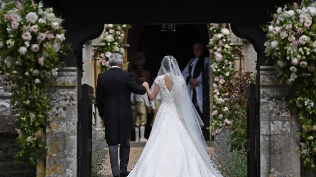 Foto de archivo de la boda de Pippa Middleton