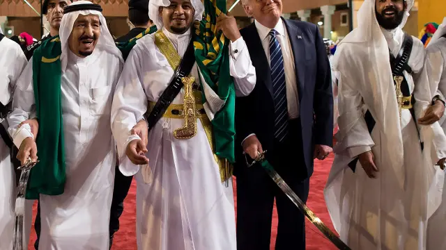 Trump, durante su visita a Arabia Saudí