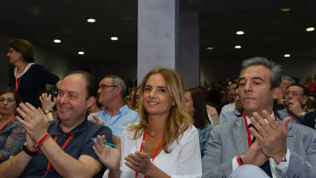 La diputada Susana Sumelzo, representante de la candidatura de Pedro Sánchez en Aragón.