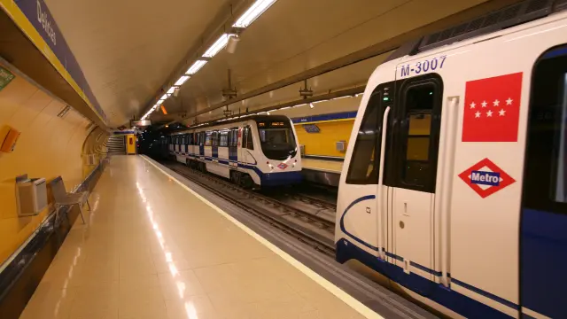 Una estación del metro de Madrid.