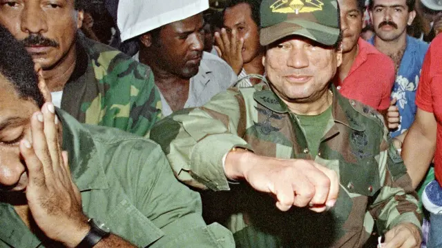 Manuel Antonio Noriega en 1989.