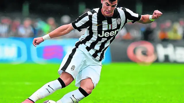 El zaragozano Sergio Buenacasa, durante un partido con el Juventus Primavera.
