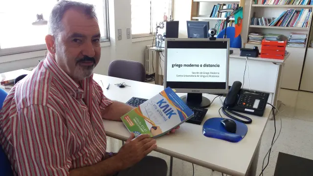 Manuel Giatsidis, coordinador de la Sección de Griego del Centro Universitario de Lenguas Modernas de la UZ