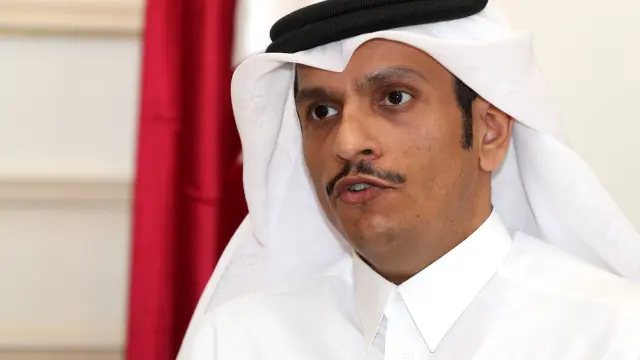 El ministro de Exteriores qatarí, Mohamed bin Abdulrahman.