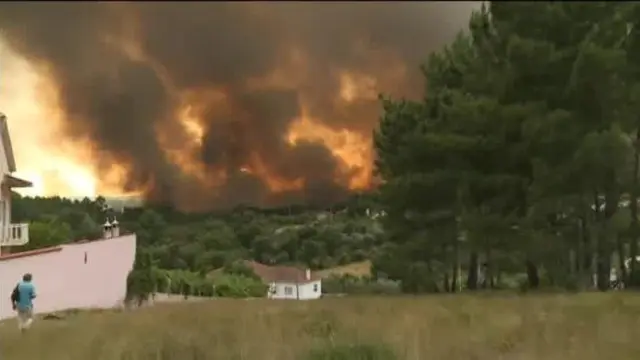 Trágico incendio forestal en Portugal