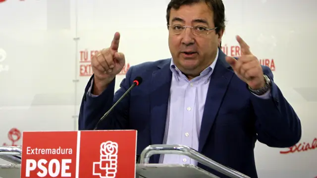 El secretario general del PSOE de Extremadura, Guillermo Fernández Vara.
