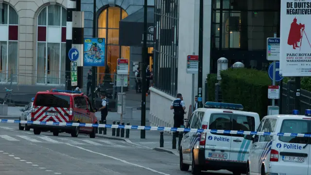 El presunto terrorista hizo estallar este martes una pequeña carga explosiva en la estación Central de Bruselas.