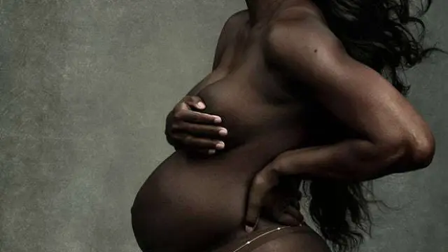 Serena Williams muestra desnuda su embarazo en la portada de 'Vanity Fair'