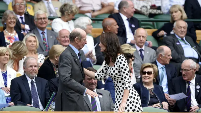 La duquesa de Cambridge no ha querido perderse el debut de Murray