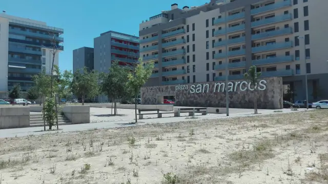 La plaza de San Marcos, en Parque Venecia