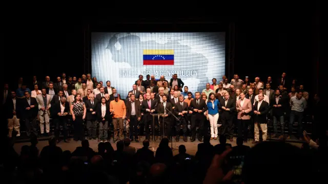 Reunión de la oposición venezolana