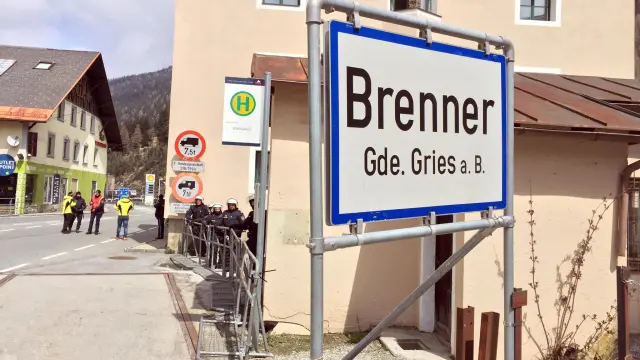 La localidad de Brennen está en la frontera entre ambos países.