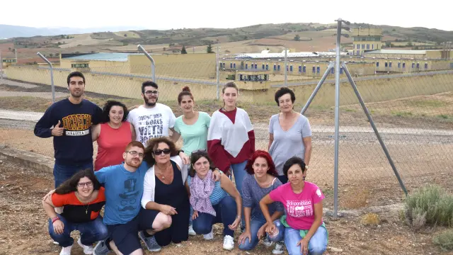 Jóvenes aragoneses se acercan a la realidad de los presos de Daroca.