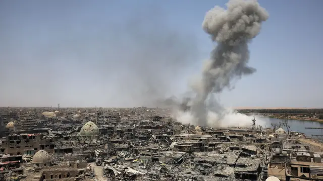 Estado actual del centro de Mosul.