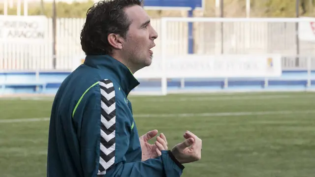 Alberto Berna, entrenador del Zaragoza Club de Fútbol Femenino.