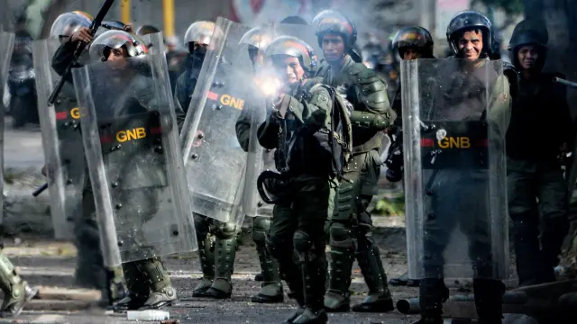 Huelga en Venezuela.