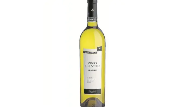 Vino blanco Clarión, de Viñas del Vero (D. O. Somontano).