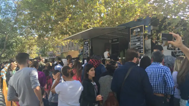 Una imagen del festival de food trucks de 2016.