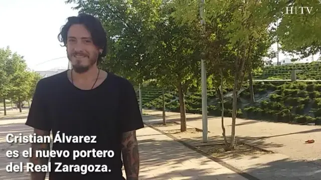 Cristian Álvarez ya está en Zaragoza