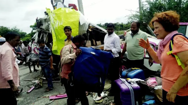 Cuatro turistas españoles mueren en un accidente de tráfico en la India