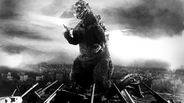 Imagen de la primera película de Godzilla en 1954