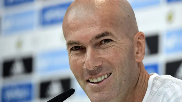 El francés Zinedine Zidane, técnico del Real Madrid.