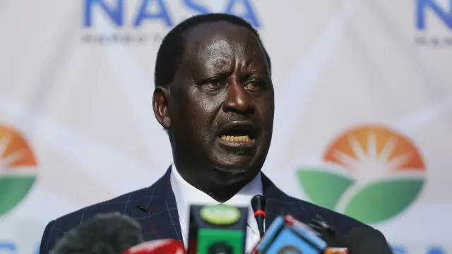 El líder de la oposición keniana, Raila Odinga