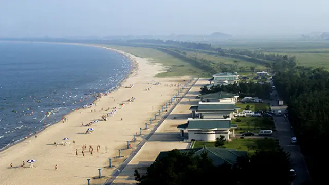 La localidad está situada a unos 200 kilómetros de Pyongyang.