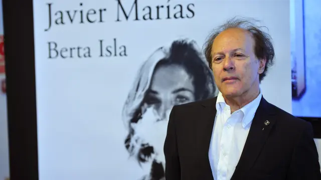 Javier Marías, en la presentación de su nueva novela.
