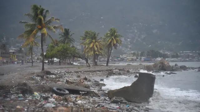 Destrozos del Irma a su paso por Cuba.