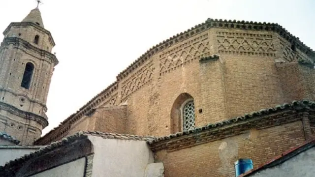 Foto de archivo de la iglesia de Santa María la Mayor, en Híjar.