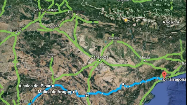 Teruel, Tarragona y Guadalajara piden una autovía que los conecte con Madrid