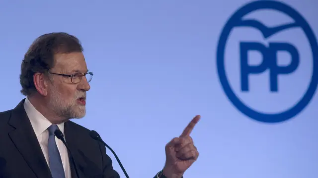 El jefe del Gobierno, Mariano Rajoy, en un acto este viernes.