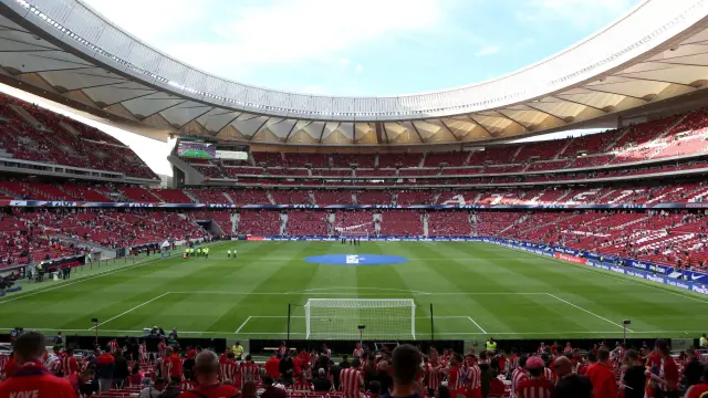 El estadio del Atlético de Madrid, el Wanda Metropolitano
