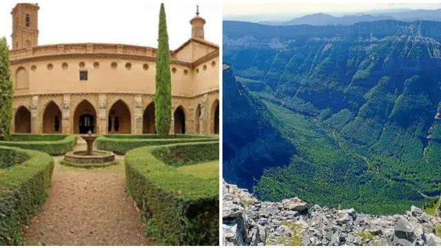 El monasterio de Piedra y Ordesa 'cumplirán' 800 y 100 años, respectivamente.