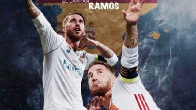 Montaje que Sergio Ramos subió a su perfil de Instagram.