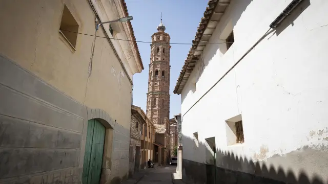 Torre mudéjar de la Iglesia  Nuestra Señora de la Asunción en Muniesa