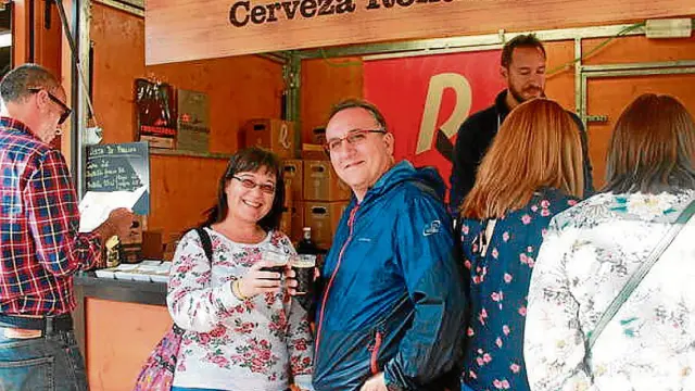 Cervezas Rondadora se estrenó este año en la Muestra de Artesanía Alimentaria.