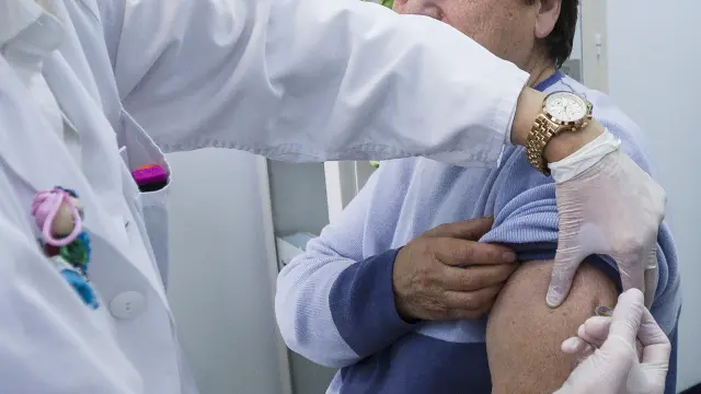 Imagen de archivo de la campaña de vacunación de la gripe.