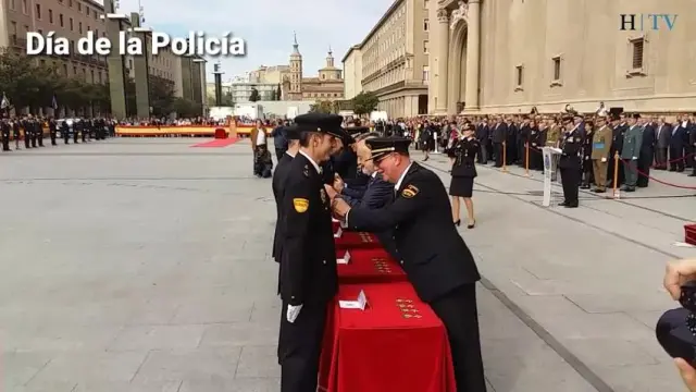 Zaragoza celebra el día de la Policía