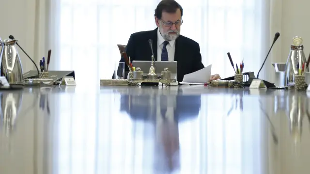 Rajoy preside el Consejo de Ministros Extraordinario